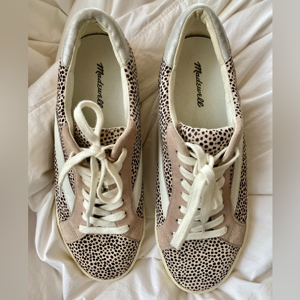 Madewell Metallic fashion ladies sneakers size 9.5